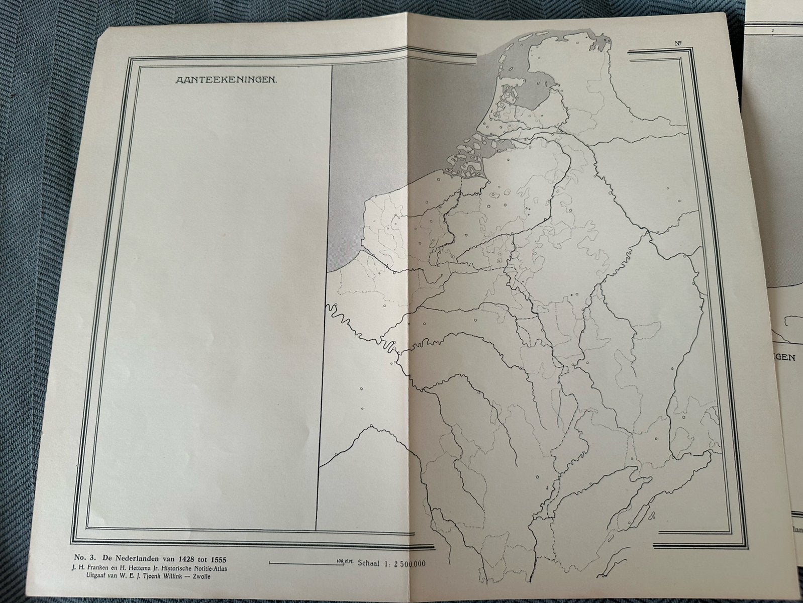 Notitie atlas, Gelezen, Overige atlassen, Ophalen of Verzenden, 1800 tot 2000