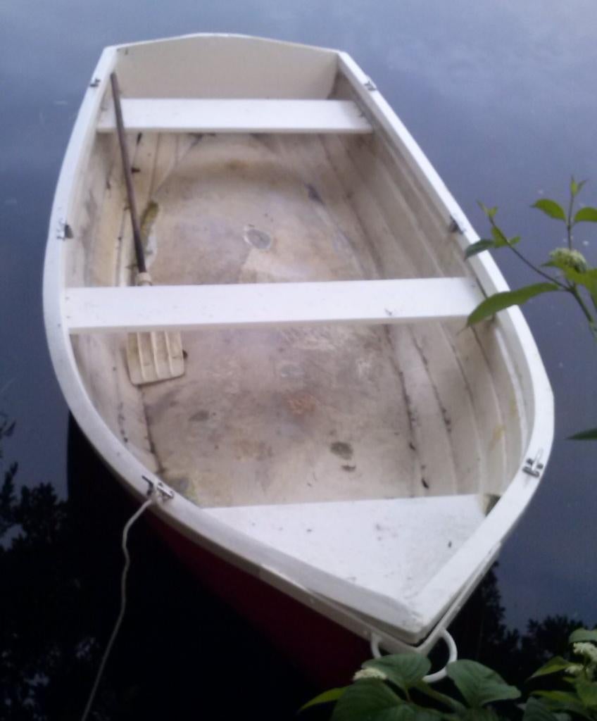 Polyester roei/visboot, Ophalen, Gebruikt, Overige typen, Motorboot