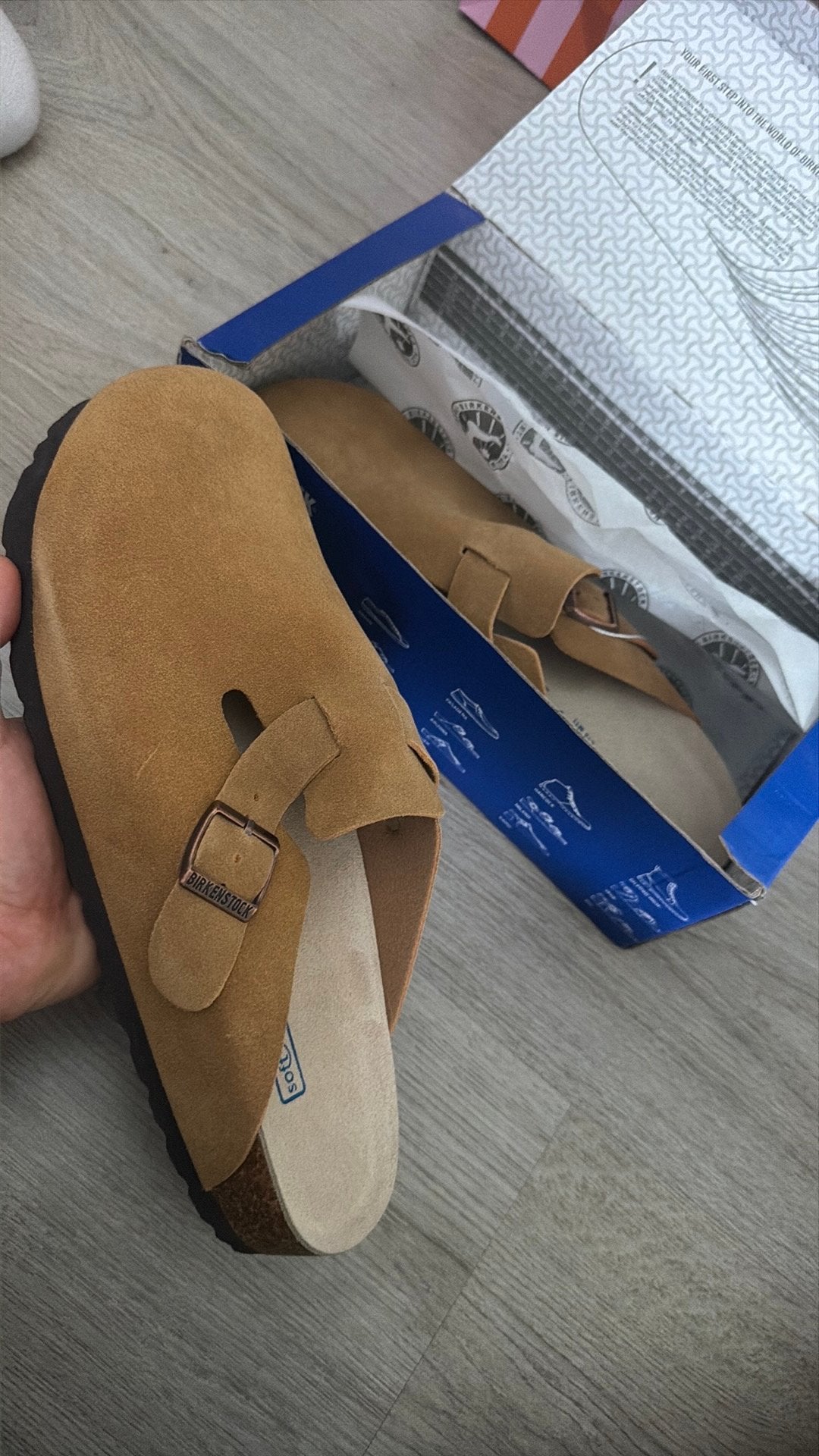 Birkenstock boston mink maat 44, Kleding | Heren, Schoenen, Ophalen of Verzenden, Nieuw, Sandalen