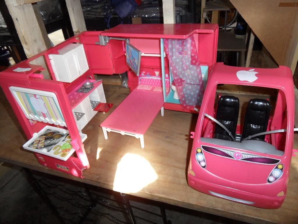 barbie camper, Ophalen, Gebruikt, Barbie