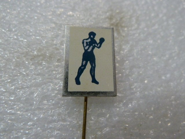 Vintage Boxen Speldje - Sport Thema Pin, Ophalen of Verzenden, Gebruikt, Sport, Speldje of Pin