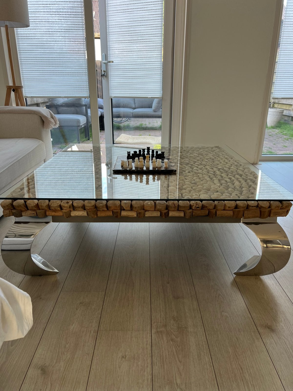 Salontafel, Ophalen, Vierkant, Zo goed als nieuw, 100 tot 150 cm