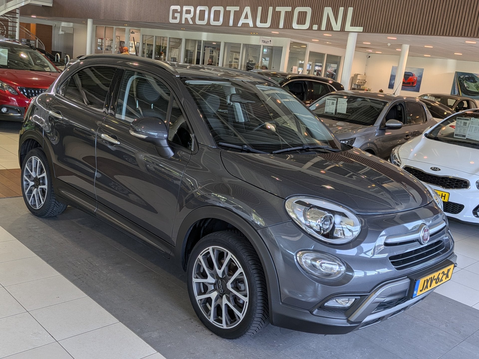 Fiat 500X 1.4 Turbo MultiAir PopStar Automaat Airco, Cruise, 136 pk, Gebruikt, 4 cilinders, Automatische klimaatregeling