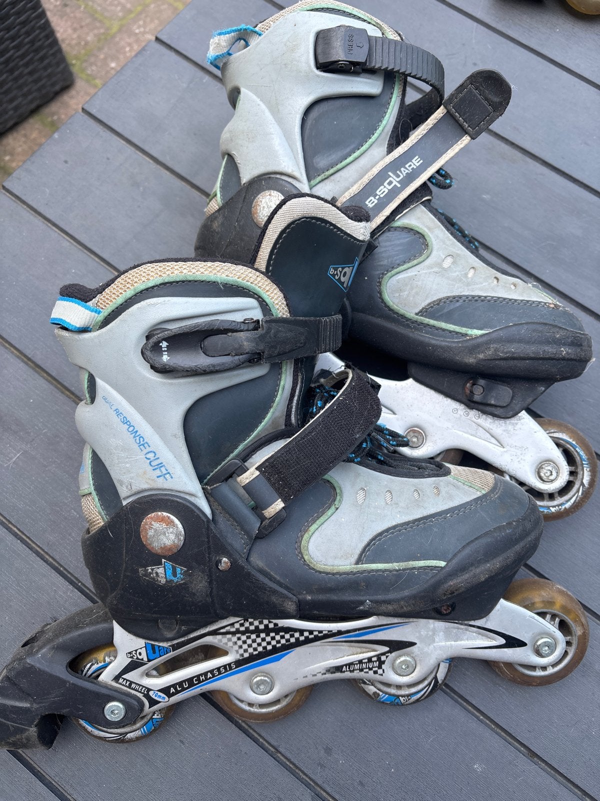 Verstelbare inline skates B-Square, maat 37-39, Ophalen of Verzenden, Gebruikt