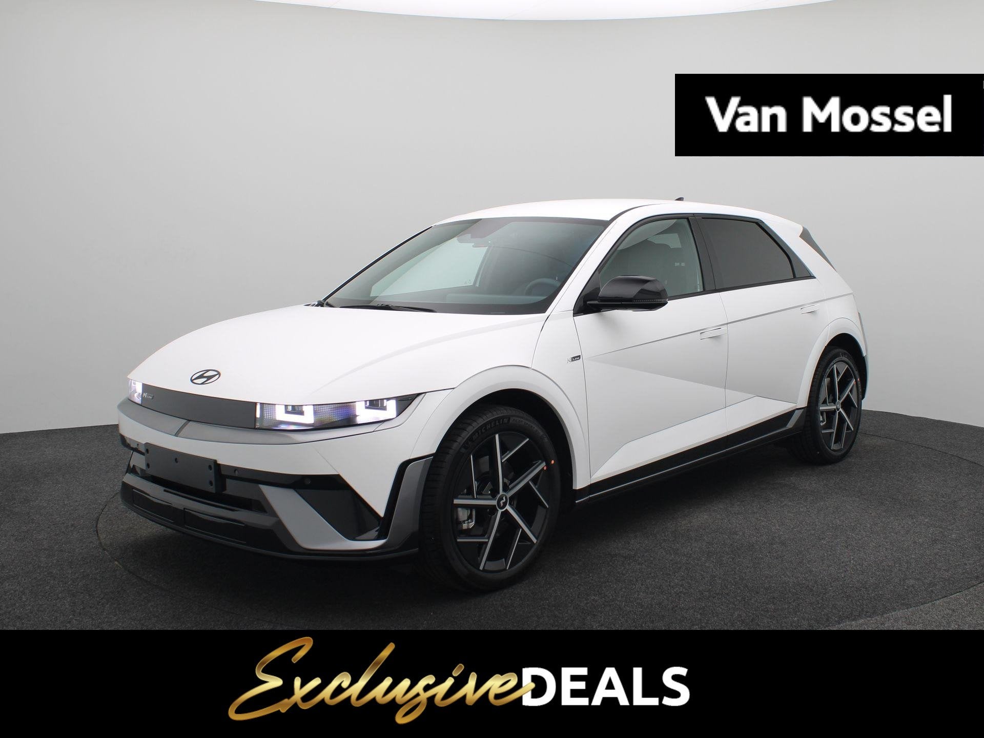 Hyundai IONIQ 5 N Line Business 84 kWh | Warmtepomp | Apapti, Auto's, 228 pk, Achterwielaandrijving, Zwart, IONIQ 5
