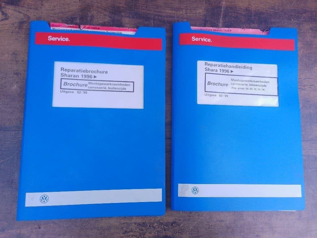 Volkswagen Sharan dealer werkplaatsboeken Carrosserie werk, Verzenden, Gelezen, Volkswagen