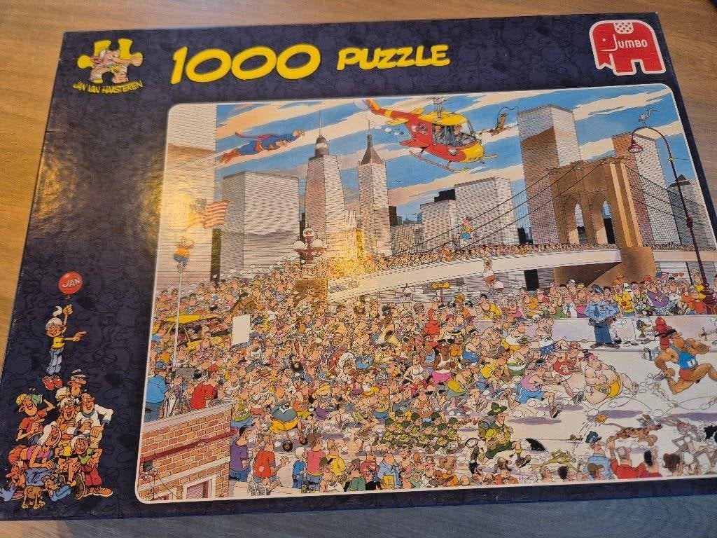 Puzzels (Jan van Haasteren) 1000 stukjes, Hobby en Vrije tijd, Denksport en Puzzels, Ophalen, 500 t/m 1500 stukjes, Gebruikt, Legpuzzel