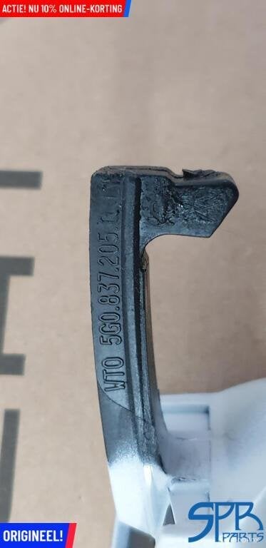 GOLF 7 KEYLESS LOK1 LINKS PORTIER GREEP Deurgreep Linksvoor, Gebruikt, Volkswagen, Ophalen of Verzenden
