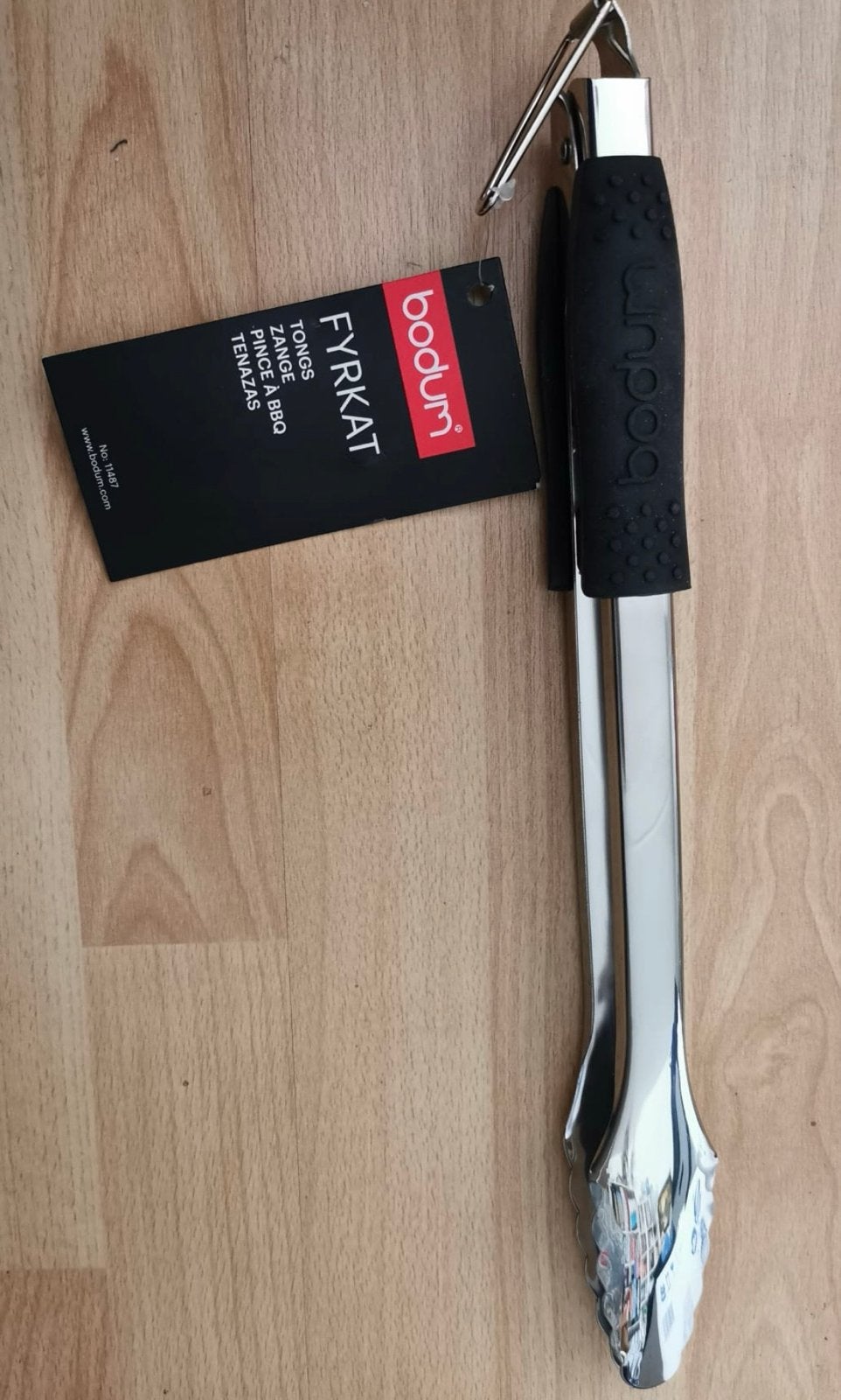 Bodum BBQ tang 40 cm roestvrij staal - Nieuw en handig, Ophalen of Verzenden, Nieuw