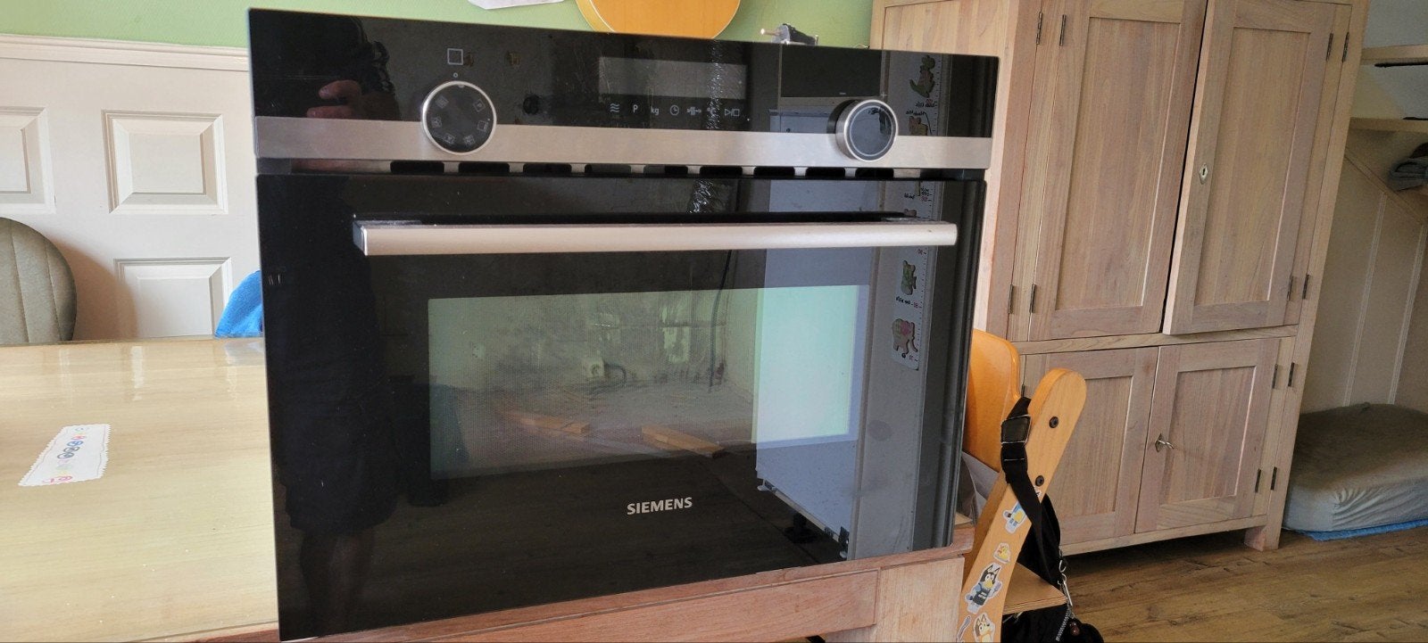 Siemens Combi-oven (CM585AMS0/01) - Gebruikt, Ophalen, 45 tot 50 cm, Gebruikt, Siemens