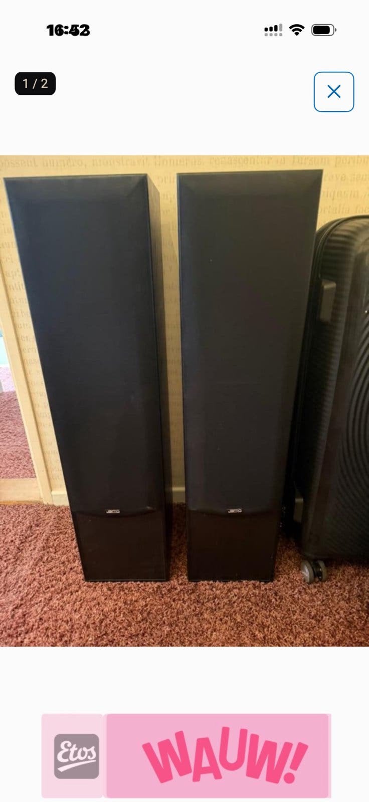 Jamo boxen, Audio, Tv en Foto, Ophalen, Zo goed als nieuw, 60 tot 120 watt, Jamo