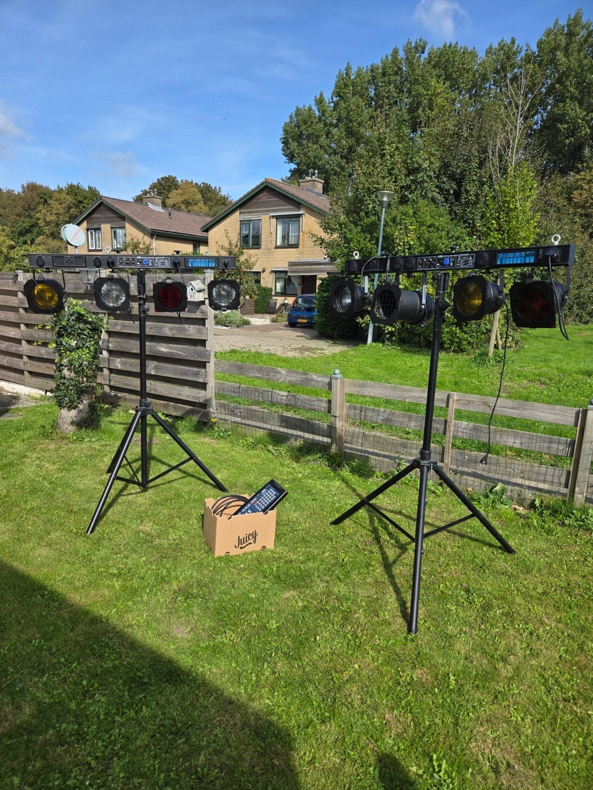 nu voor de hobbyisten 2x met lichtpaneel voor maar 75 euro, Ophalen, Gebruikt, Licht