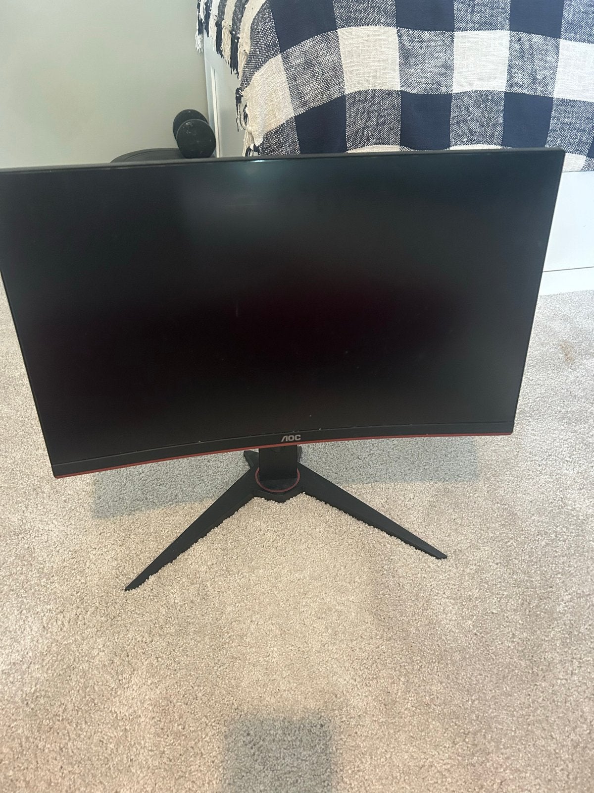 AOC C24G1 24 inch Curved Gaming Monitor 144Hz, HDMI, 101 t/m 150 Hz, Curved, VA