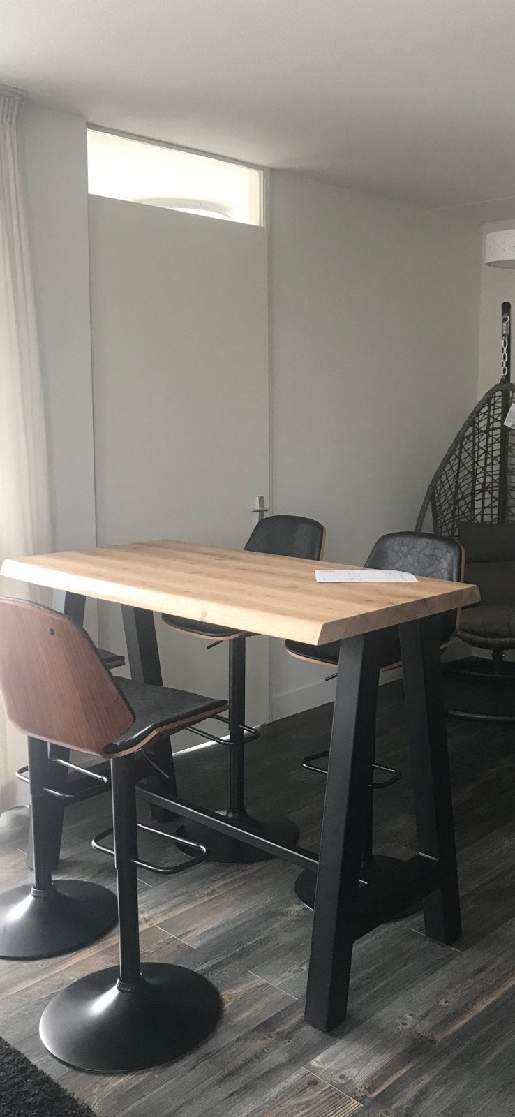 Bartafel boomstam 140x70x5 Table du Sud, Ophalen, Zo goed als nieuw
