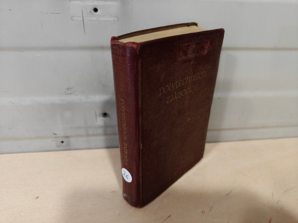 Nr. 26 Het polytechnisch zakboekje van de PBNA, Ophalen of Verzenden, Gelezen