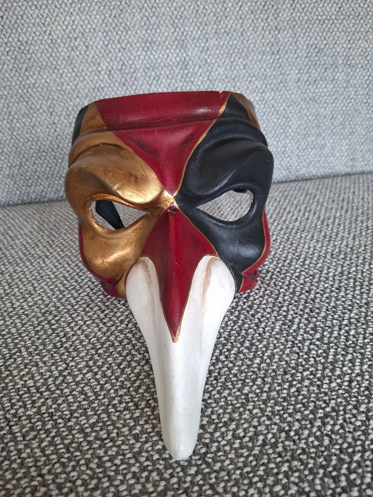 Handgemaakt Venetiaans masker Capitano, Antiek en Kunst, Curiosa en Brocante, Ophalen
