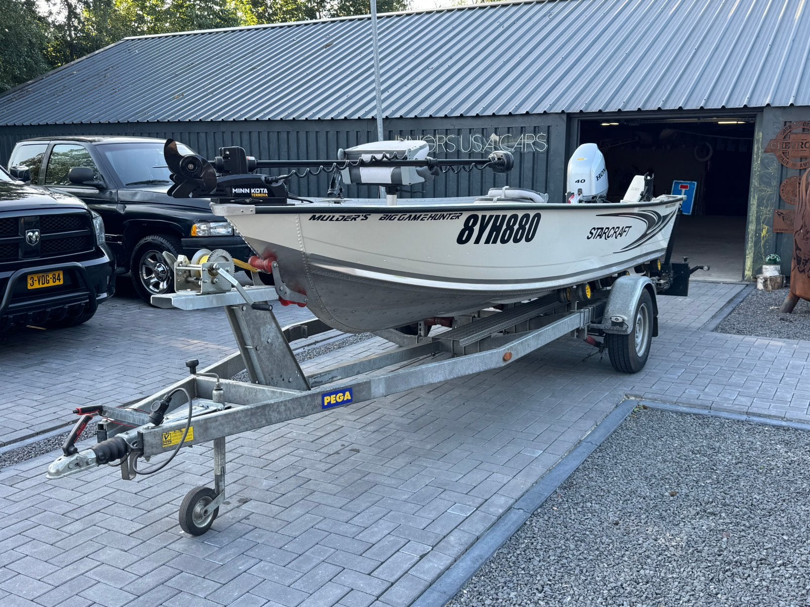 Starcraft Patriot 16 TL Roofvisboot Garmin Ultra 122SV BTW!, Watersport en Boten, Ophalen, Zo goed als nieuw, 2 m, 30 tot 50 pk