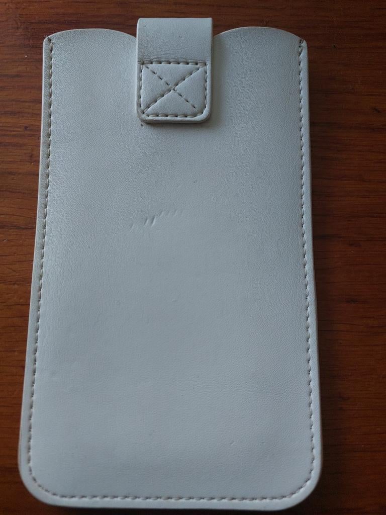 Lichtgrijze Telefoonhoesje - Universeel Hoesje op halen, Ophalen of Verzenden, Gebruikt, Hoesje of Tasje
