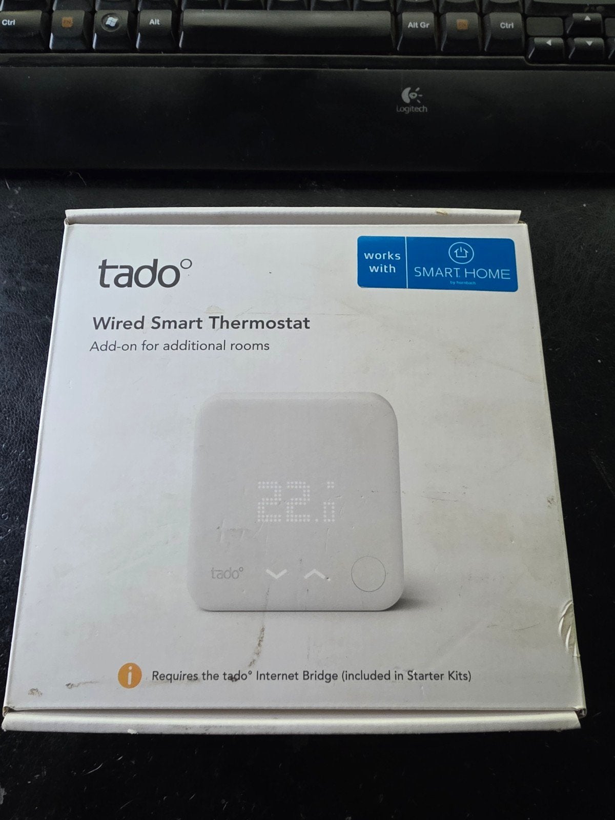 Tado Wired Smart Thermostat - Nieuw in geopende doos, Doe-het-zelf en Verbouw, Thermostaten, Ophalen of Verzenden, Slimme thermostaat