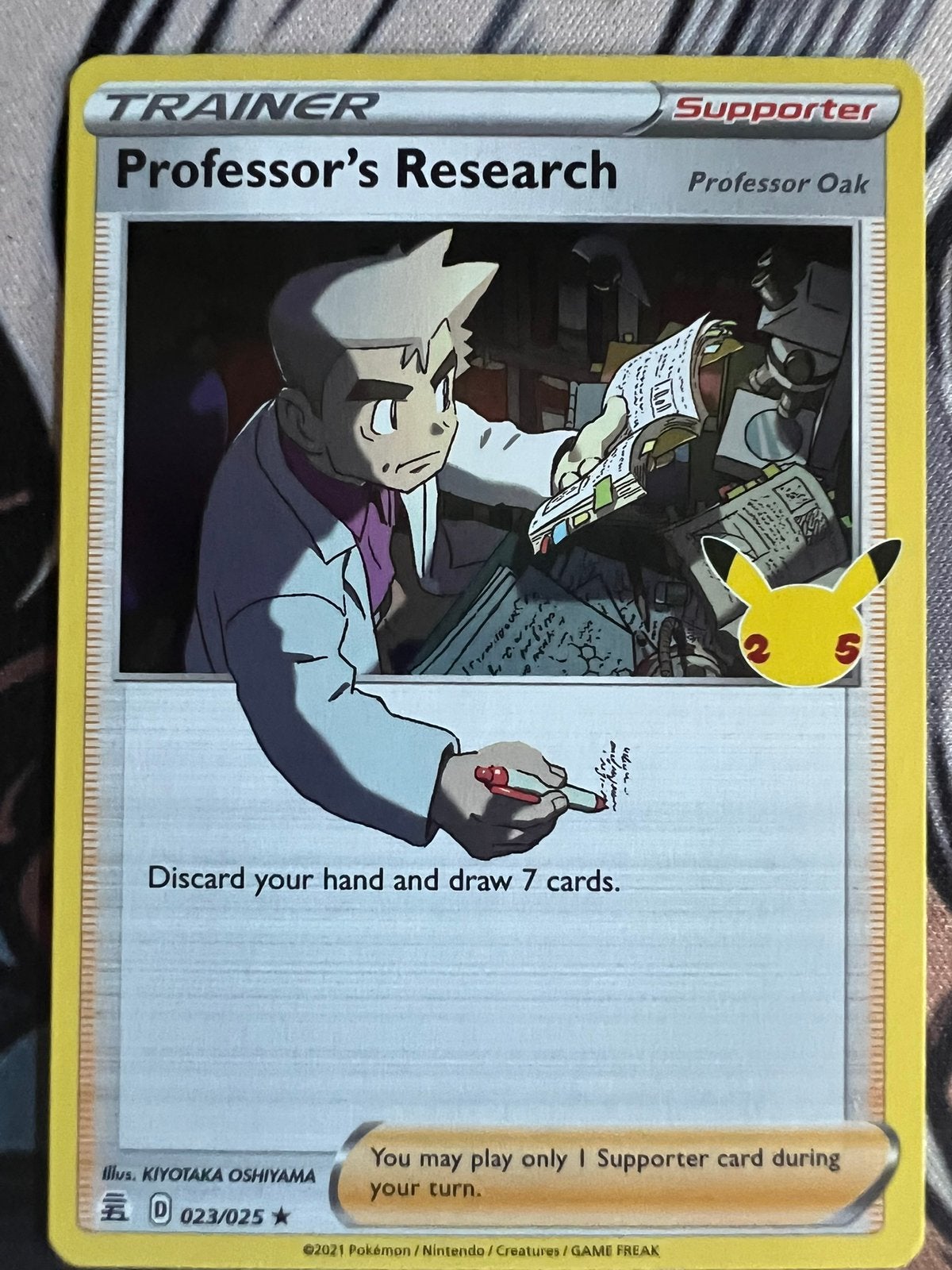 Professor’s Research - 25th Celebrations - 023/025, Ophalen of Verzenden, Nieuw, Losse kaart, Foil