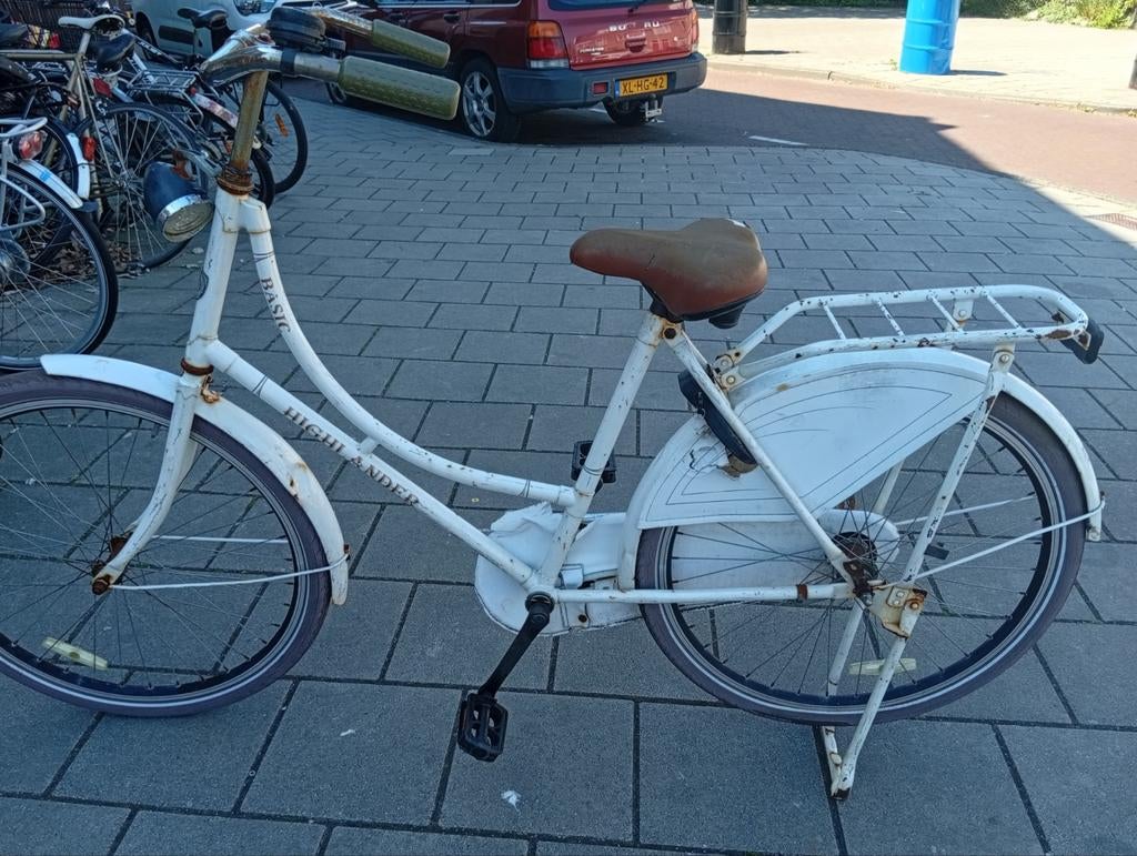 Damesfiets 26 maat, Overige merken, Terugtraprem, Gebruikt, Ophalen of Verzenden