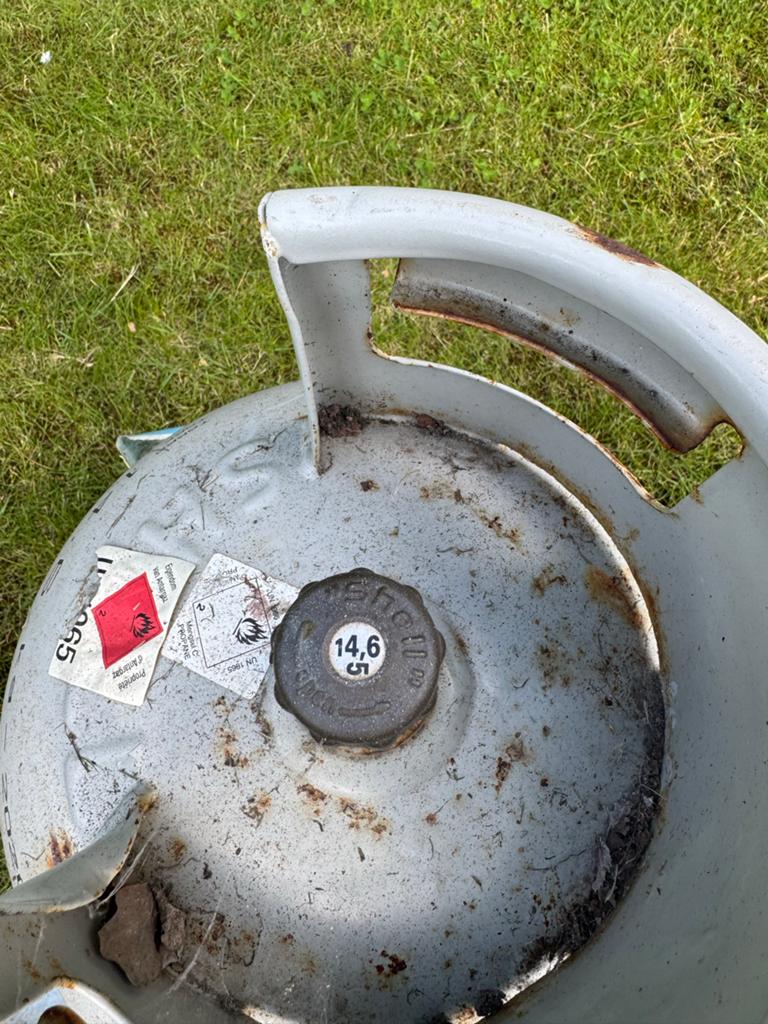 Probugas/Primagaz gasfles 10,5 kg en 12,5 kg, Ophalen, Gebruikt