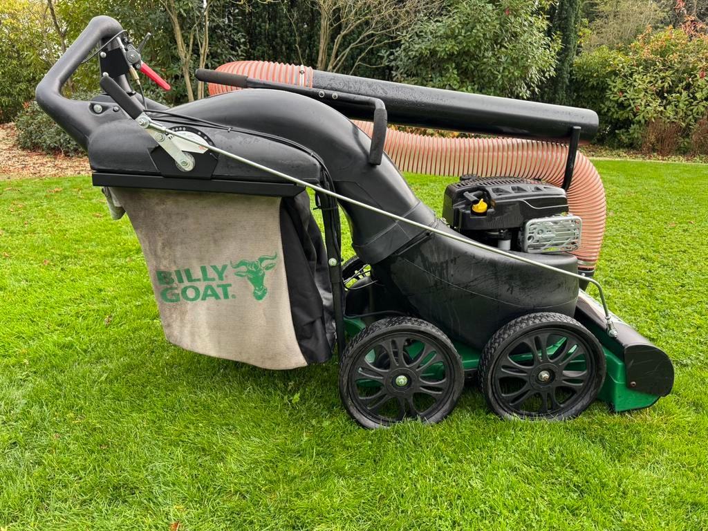 Blad en afvalzuiger Billy Goat MV601SPE elektrische start, Ophalen, Zo goed als nieuw, Benzine