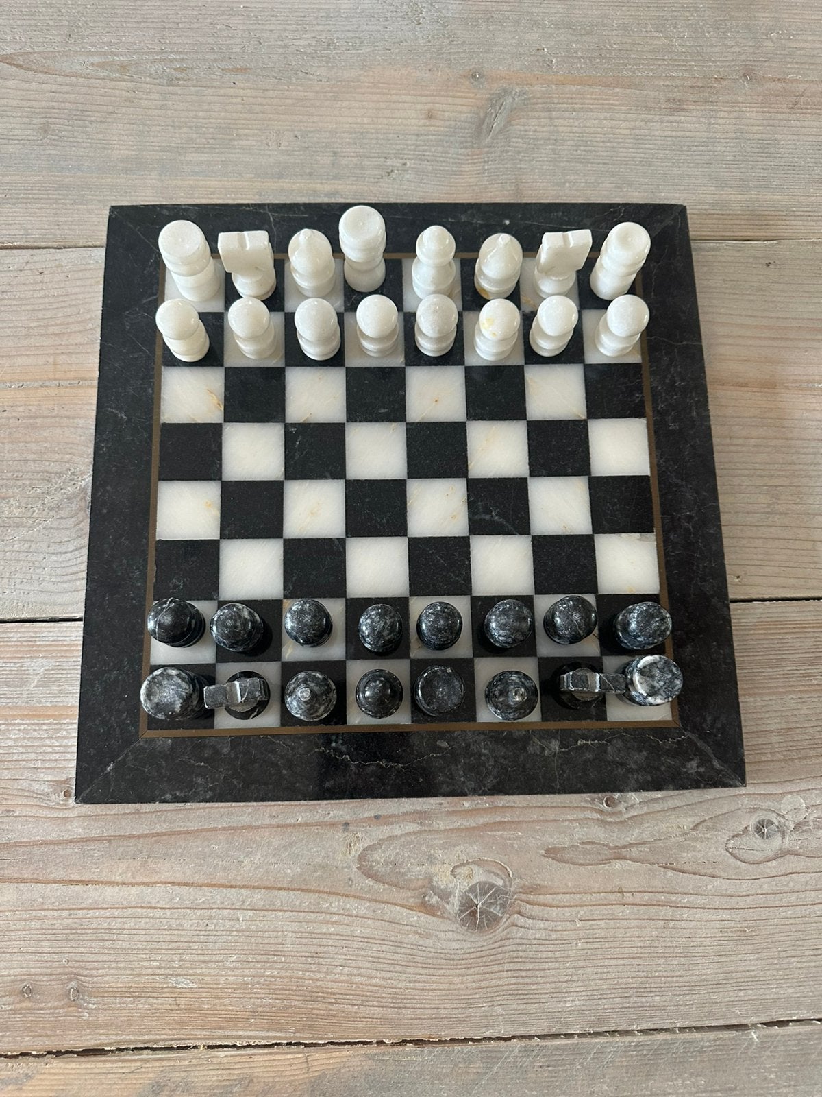 Schaak set Marmer, Ophalen, Zo goed als nieuw