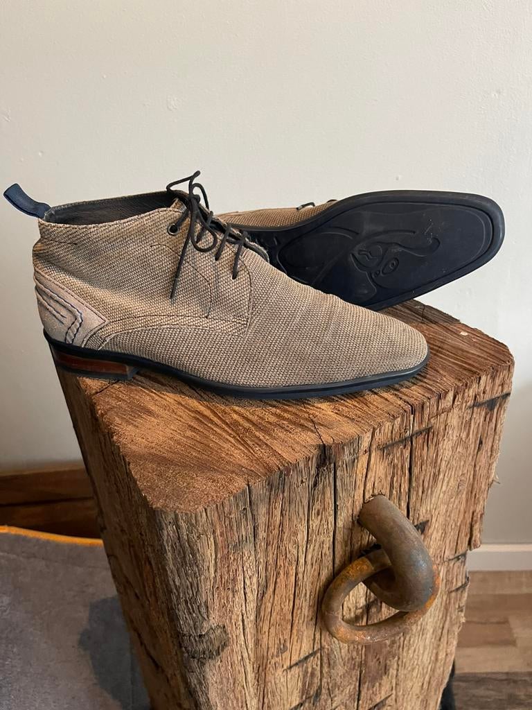 Floris van Bommel mt 7,5 grijs, Kleding | Heren, Schoenen, Ophalen of Verzenden, Zo goed als nieuw, Overige kleuren