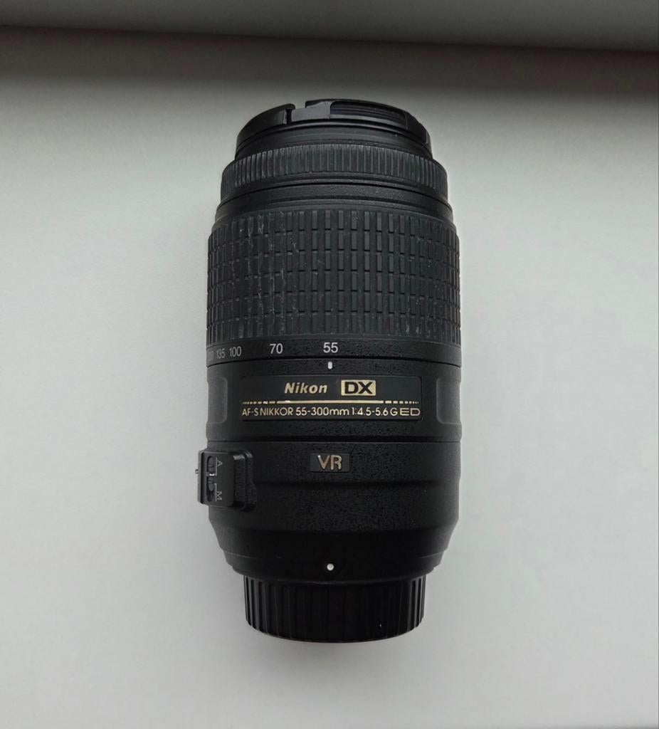 Nikon DX AF-S NIKKOR 55-300mm f/4.5-5.6G ED VR lens, Ophalen, Gebruikt, Telelens, Zoom
