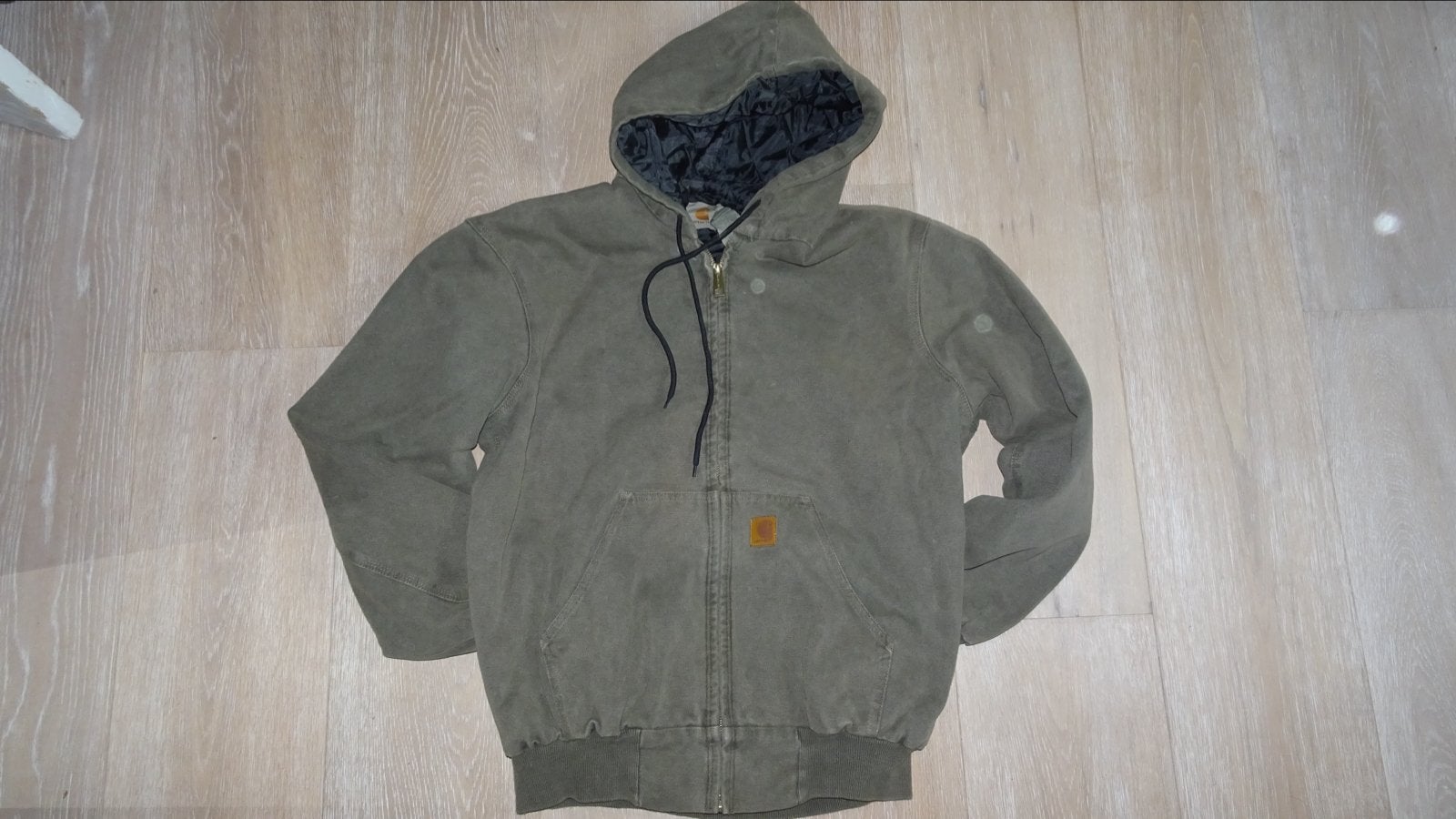 Carhartt active jacket - Maat L, Ophalen of Verzenden, Zo goed als nieuw, Maat 52/54 (L), Groen