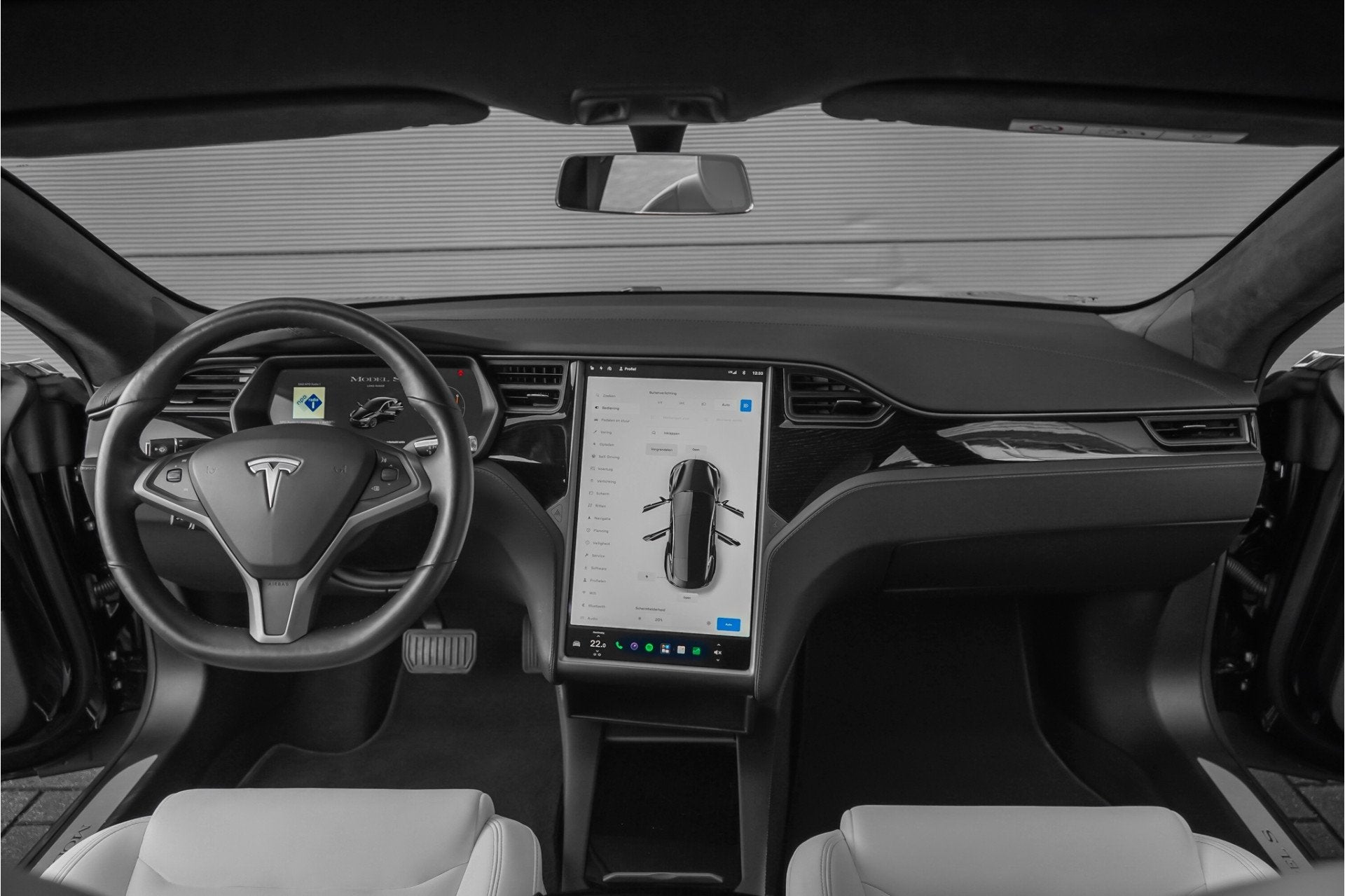 Tesla Model S Long Range Pano Autopilot 21" (bj 2020), Auto's, Automaat, Gebruikt, Zwart, 2190 kg