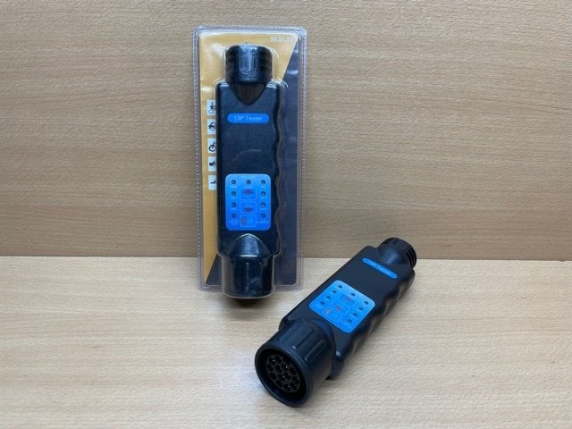 Trailer tester 13 polig 12 volt., Eddiys, Espel, Nieuw, Info@eddiys.eu