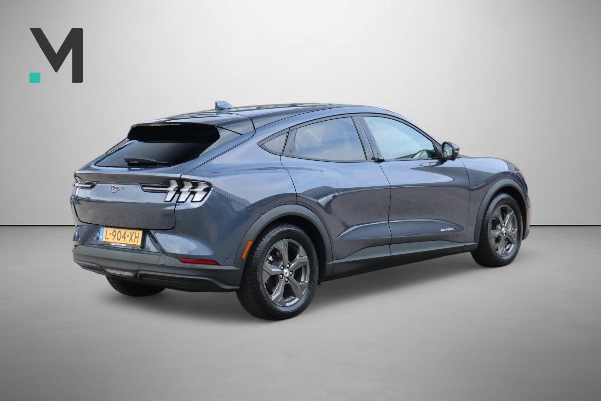 Ford Mustang Mach-E Extended RWD 98 kWh SOH 94% Leder Aut, Auto's, Dealer onderhouden, Gebruikt, 750 kg, Automatische klimaatregeling