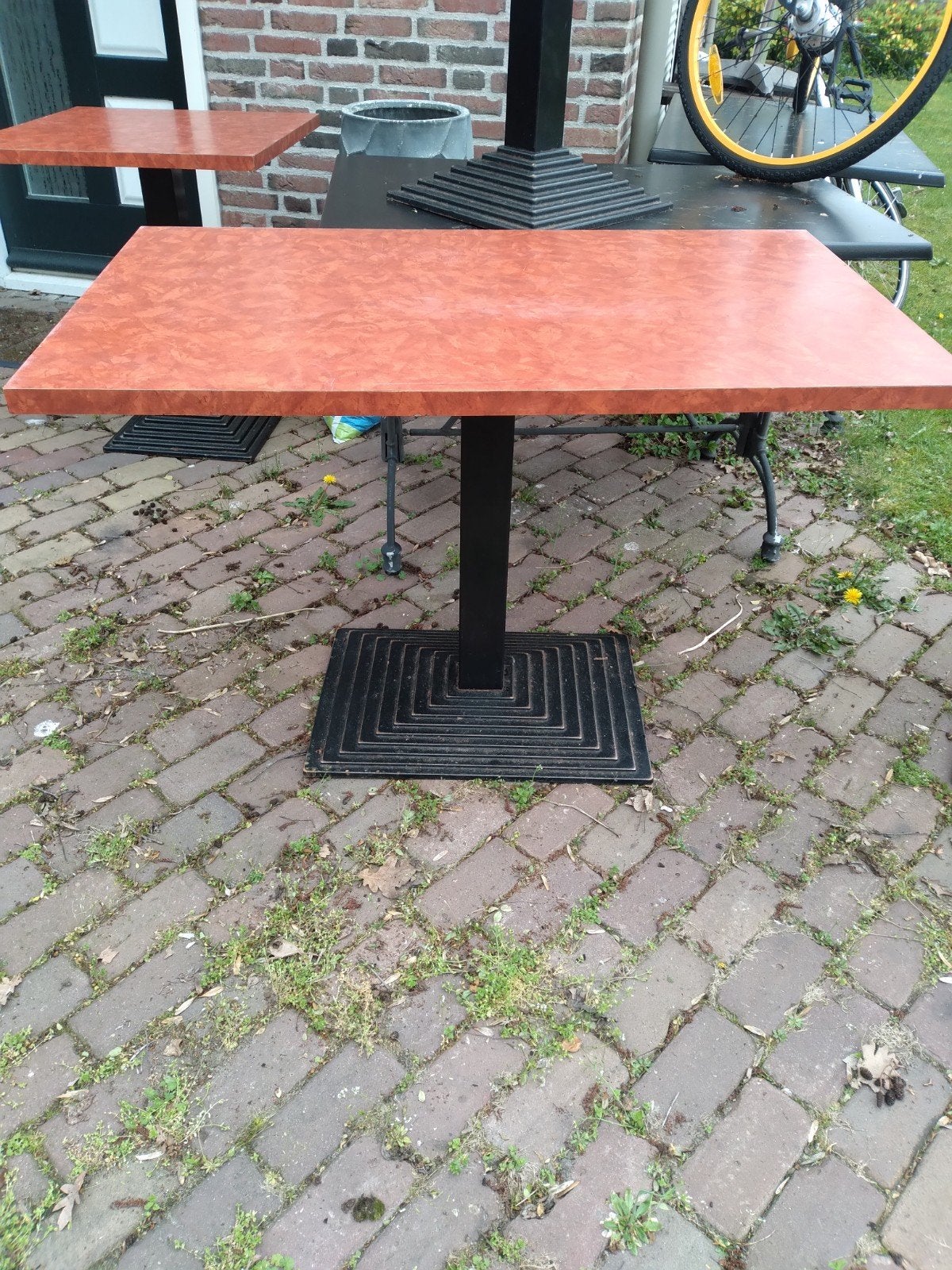 bistro tafels, Ophalen, Rechthoekig