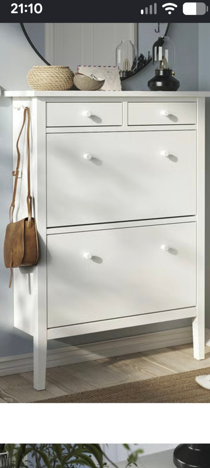 Schoenenkast ikea wit, Ophalen