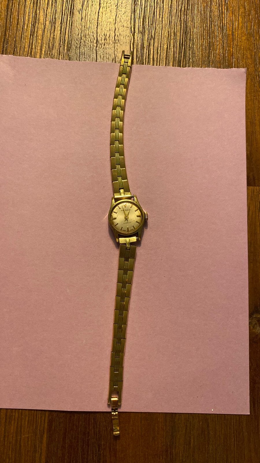 Vintage Prisma dameshorloge - Goudkleurig goud?, Overige merken, Overige materialen, Gebruikt, Polshorloge