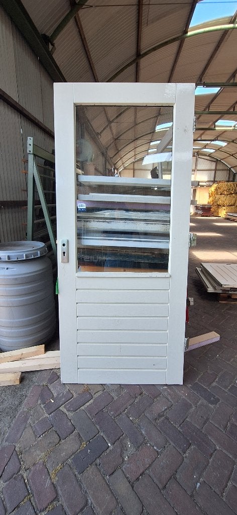Achterdeur schuurdeur buitendeur deur 210.4 x 92.4 ( 061 ), Ophalen, Gebruikt, 80 tot 100 cm, Buitendeur