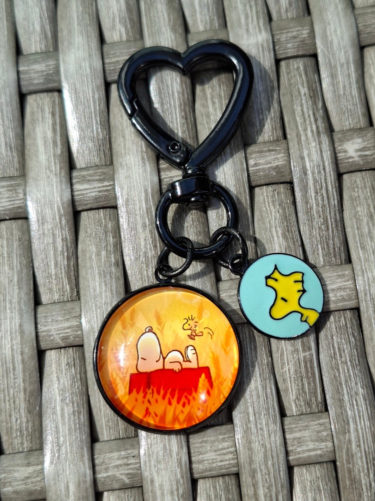 Sleutelhanger Snoopy Woodstock relax, Verzamelen, Ophalen of Verzenden, Nieuw