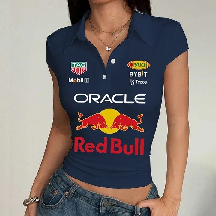 Red Bull Racing F1 dames polo maat S – nieuw / ongedragen, Blauw, Ophalen of Verzenden, Zo goed als nieuw, Korte mouw