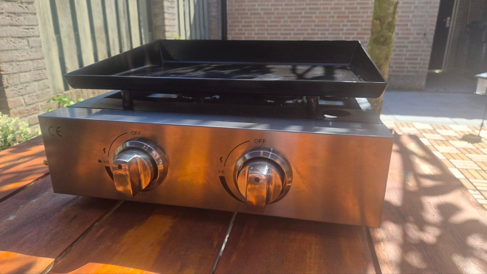 Grill Guru Powerplate Double Burner - Zo goed als nieuw, Ophalen of Verzenden, Zo goed als nieuw, Grill Guru