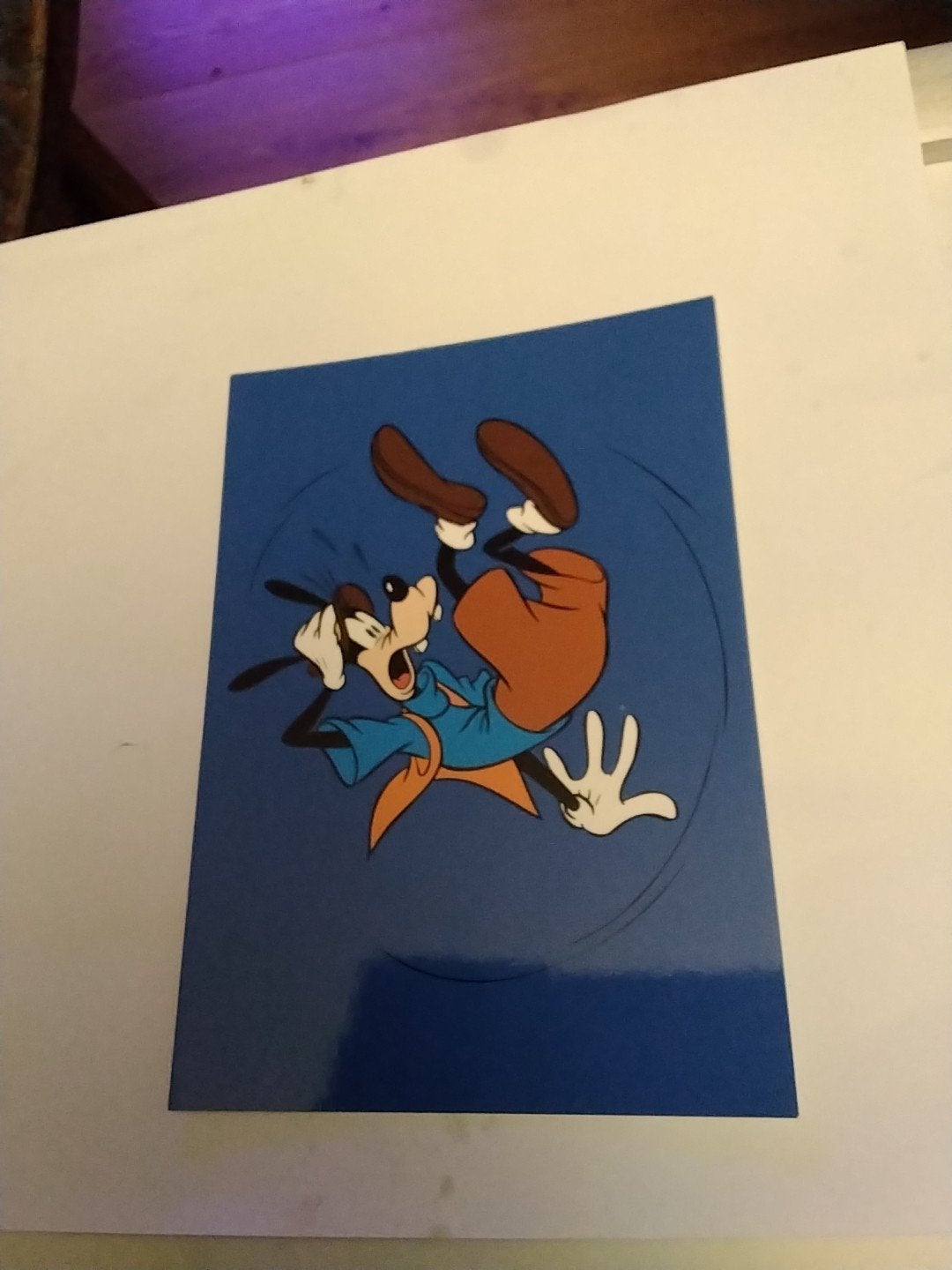 Disney Goofy Ansichtkaart - Ongelopen, Verzamelen, Ophalen of Verzenden, 1980 tot heden, Ongelopen, Cultuur en Media
