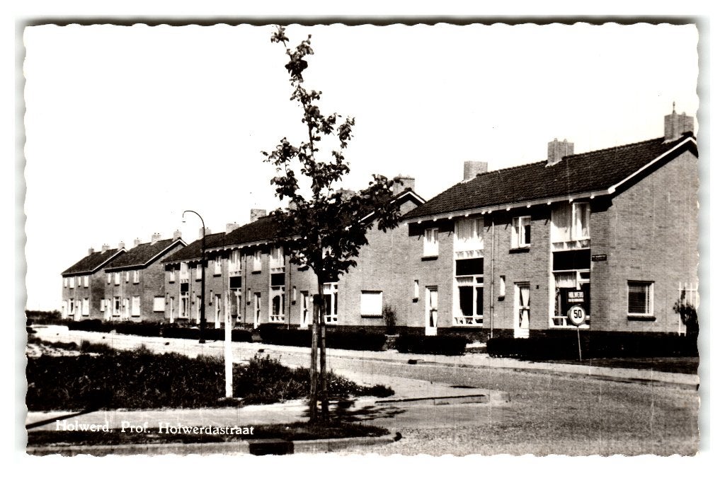 Holwerd, Prof. Holwerdastraat, Verzamelen, Verzenden, 1960 tot 1980, Ongelopen, Friesland