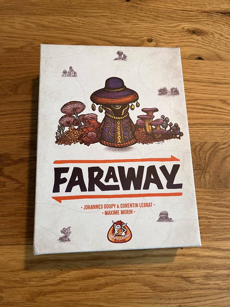 Faraway bordspel nieuwstaat!, Ophalen of Verzenden, Zo goed als nieuw
