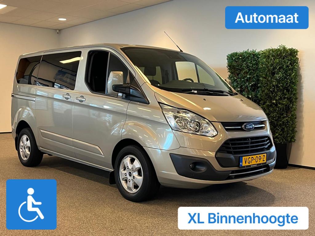 Ford Transit Custom L1H1 Rolstoelbus Automaat XXL-Ombouw (15, Automaat, 12 maanden, Stof, Euro 6