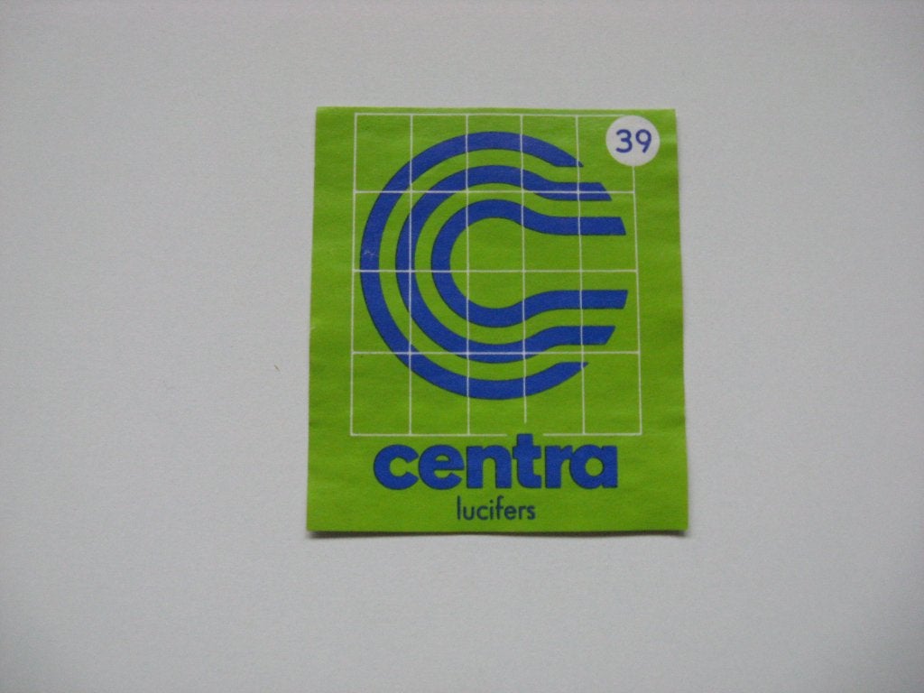 Lucifersmerken Grote Lucifers van Centra, Verzenden, Zo goed als nieuw, Sigarenbandjes