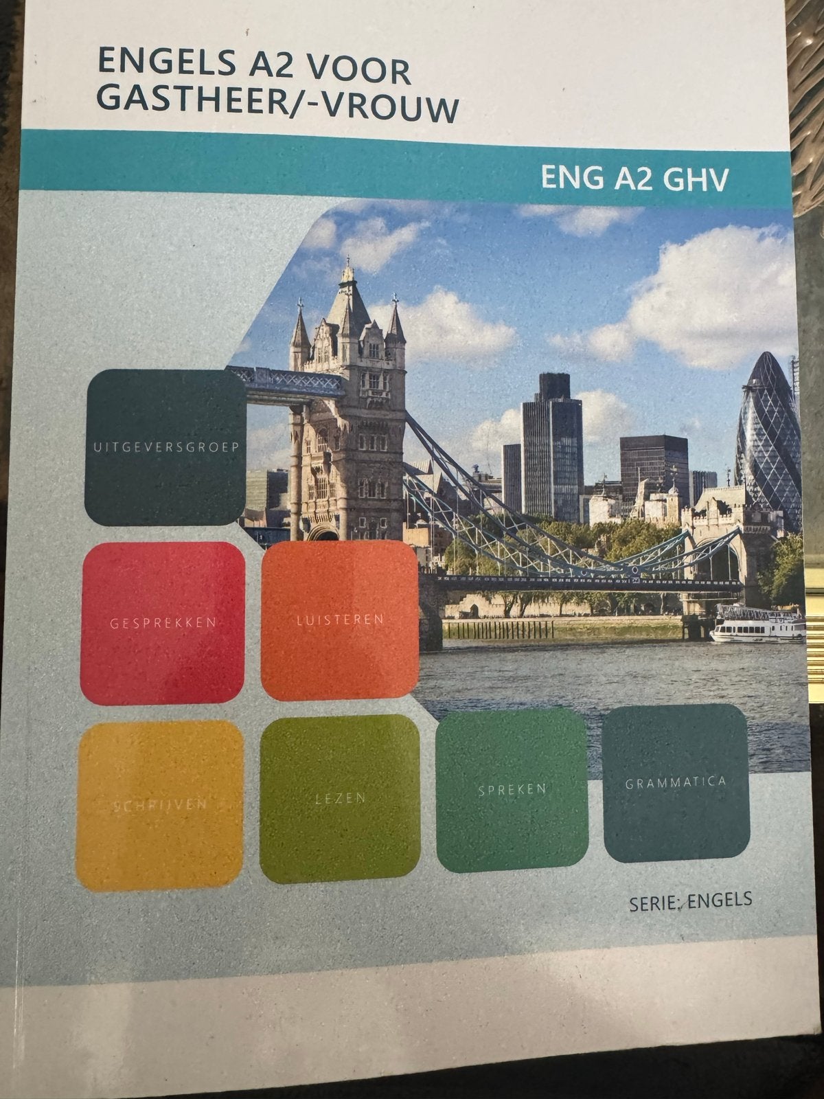 Engels A2 voor Gastheer/-vrouw - ENG A2 GHV, Ophalen of Verzenden, Zo goed als nieuw, Non-fictie