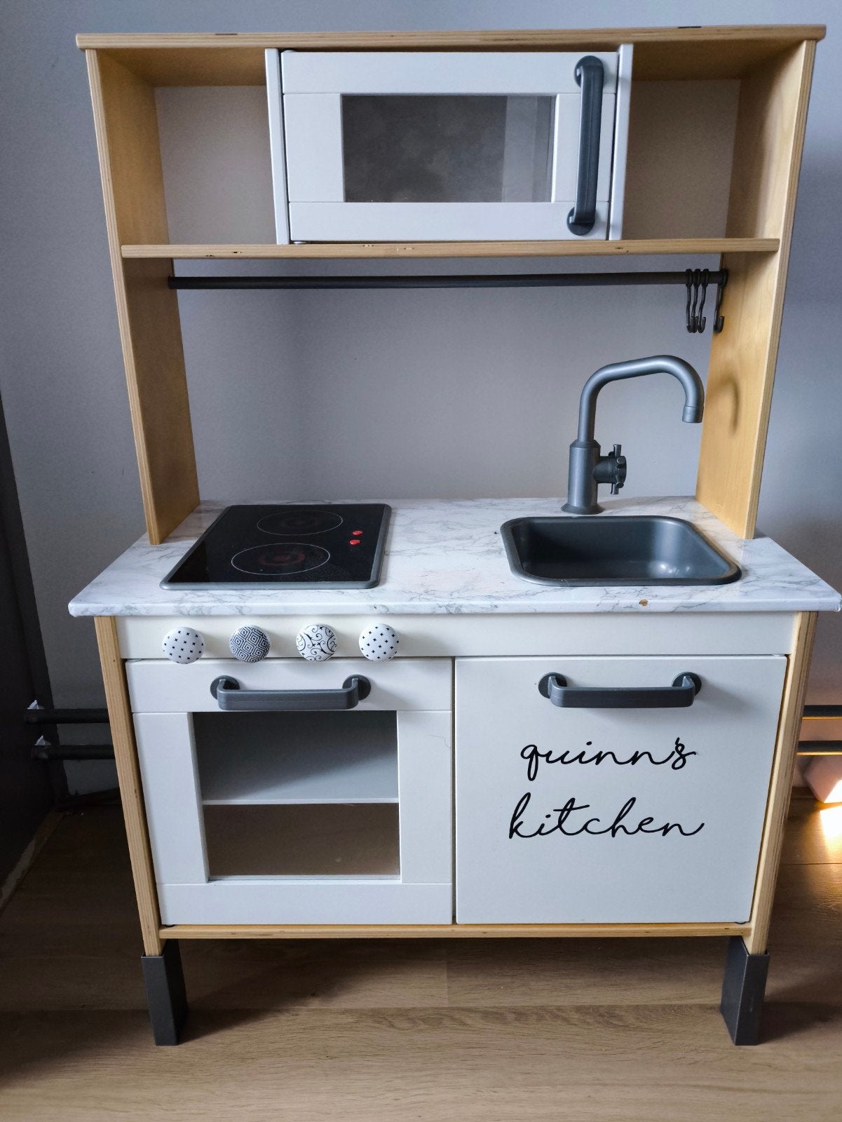 Ikea Duktig Keukentje - Gemodificeerd met marmerlook, Ophalen, Gebruikt, Meubelstuk of Keukentje