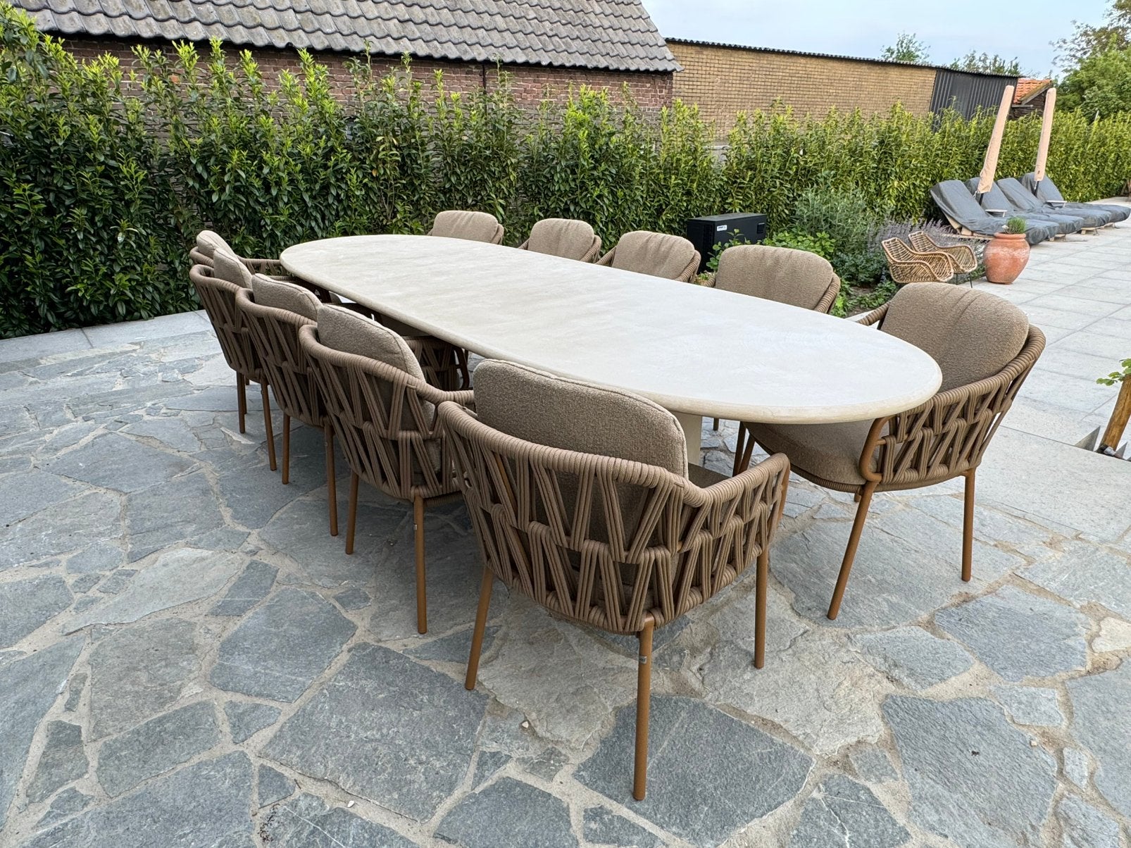 Actie model Biarritz tuinset 4 Seasons outdoor 10-personen, Ophalen of Verzenden, Nieuw