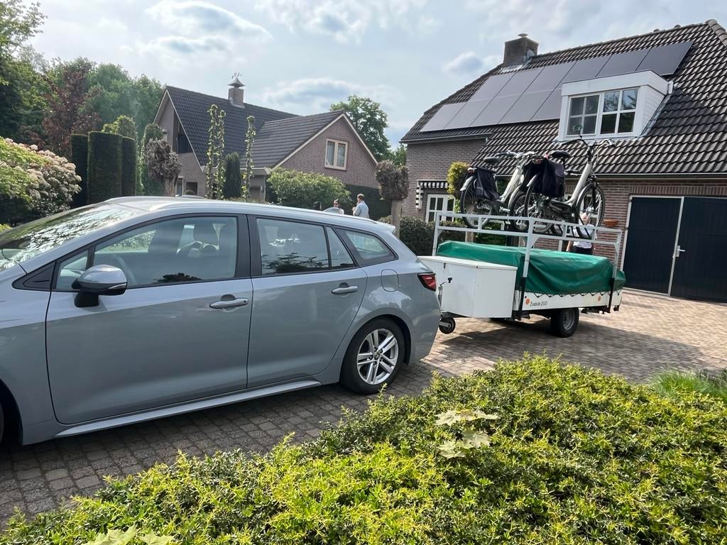 Vouwwagen met bagagerek Cabanon Evasion 2000, Caravans en Kamperen, Ophalen, Beige, Cabanon, Aanwezig